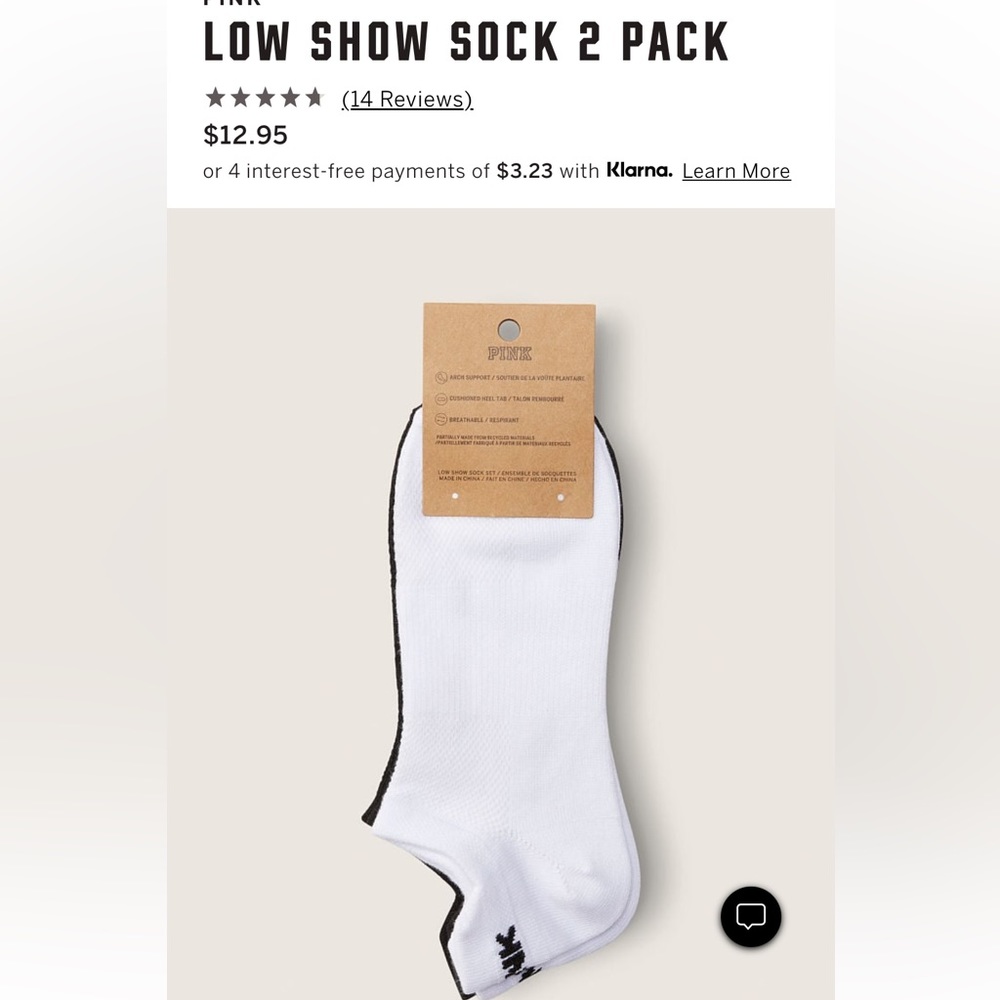 NWT Victoria’s Secret/Pink hat and sock 2pack - Picture 11 of 13